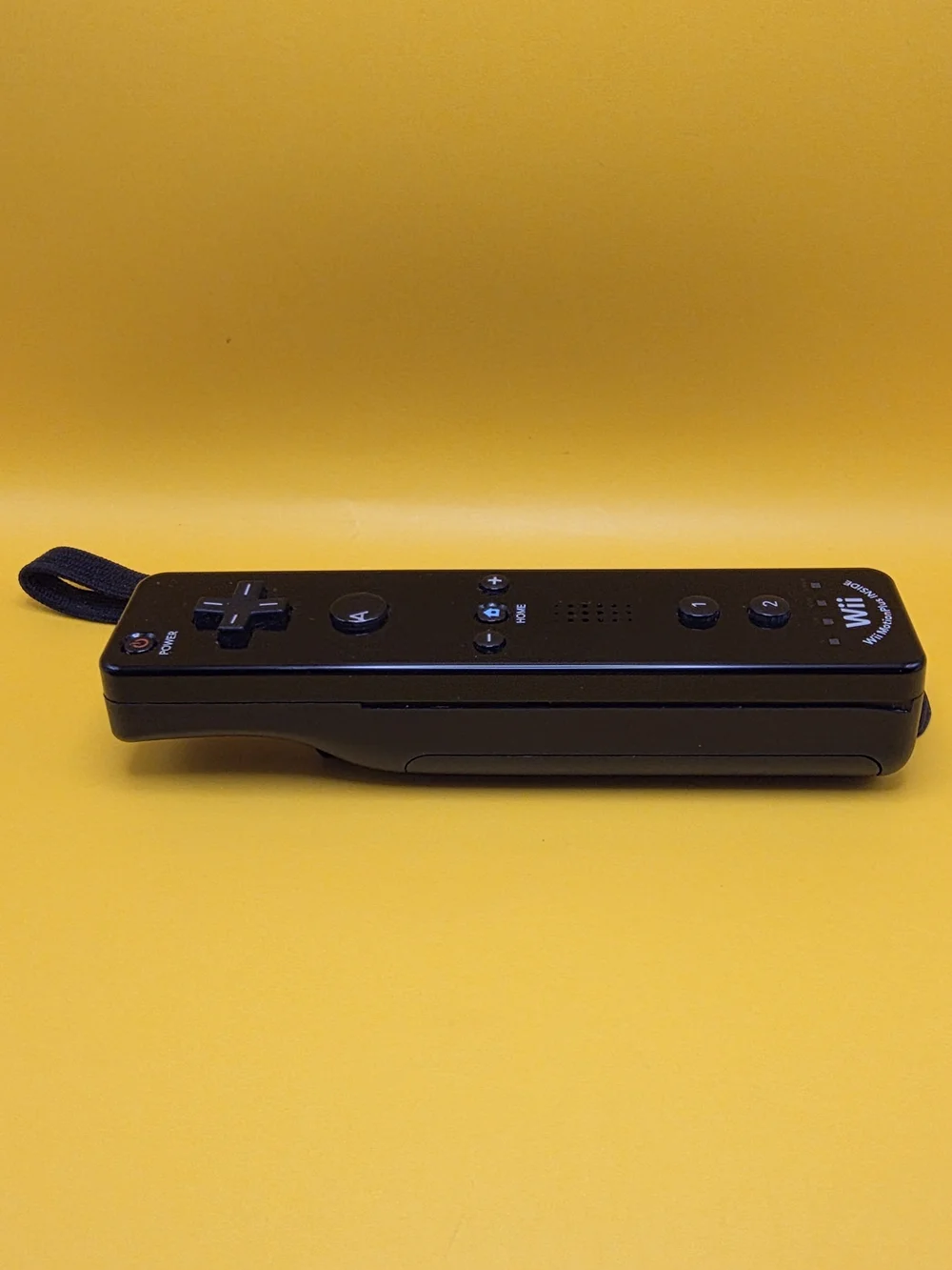 Black Wii MotionPlus Remote (RVL-036) + Jacket - TESTED and WORKING!